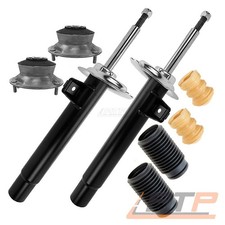2x STOSSDÄMPFER GAS VORNE +DOMLAGER +PROTECTION-KIT FÜR BMW 3-ER E46