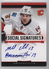2013-14 Panini Playbook Social Signatures Mike Cammalleri #SS-MI Auto 2n9