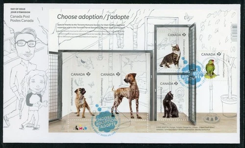 CANADA 2013 FIRST DAY COVER, CHOOSE ADOPTION !! L141