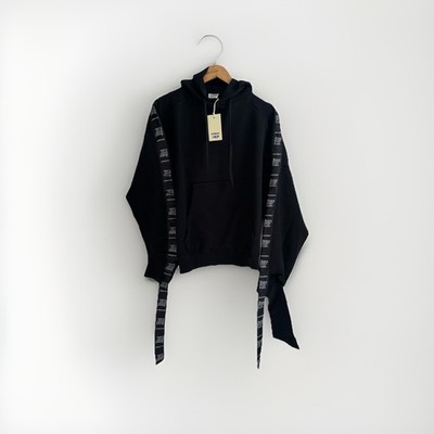 Vetements Demna Era 2018 $1,049 Wash Tag Tape Deconstruction Hoodie Medium Uni