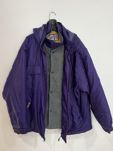 Vintage Minnesota Vikings Logo Athletic Game Day NFL Jacket Men’s Size Large - Picture 5 of 8
