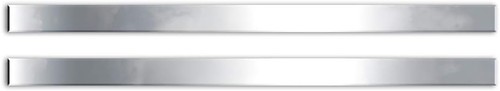 2p Luxury FX Sliding Rear Window Trim Accents for 16-23 Toyota Tacoma Double Cab - Picture 2 of 4