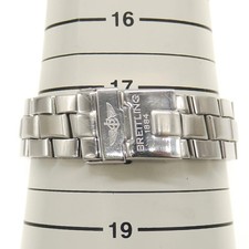 Used BREITLING Colt GMT A32350 Automatic Chronometer Blue Dial Watch 10