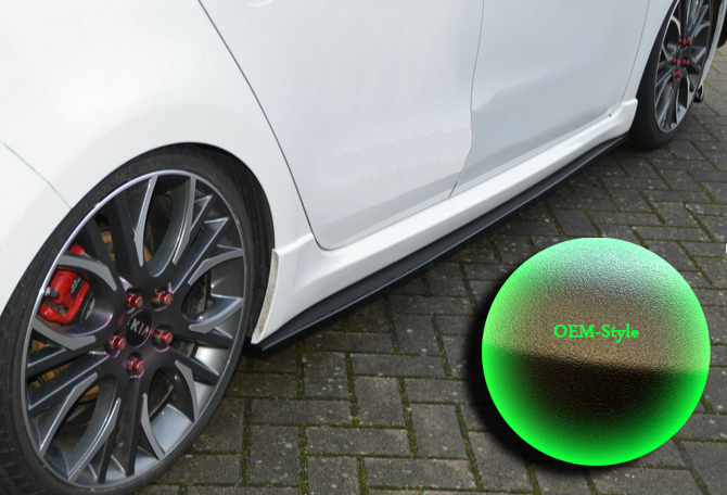 Cup side sills made of ABS for Opel Astra K Sports Tourer in OEM look