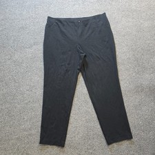 J Jill Pants Womens Size Large Black Ponte Slim Leg Stretchy Capsule Minimal