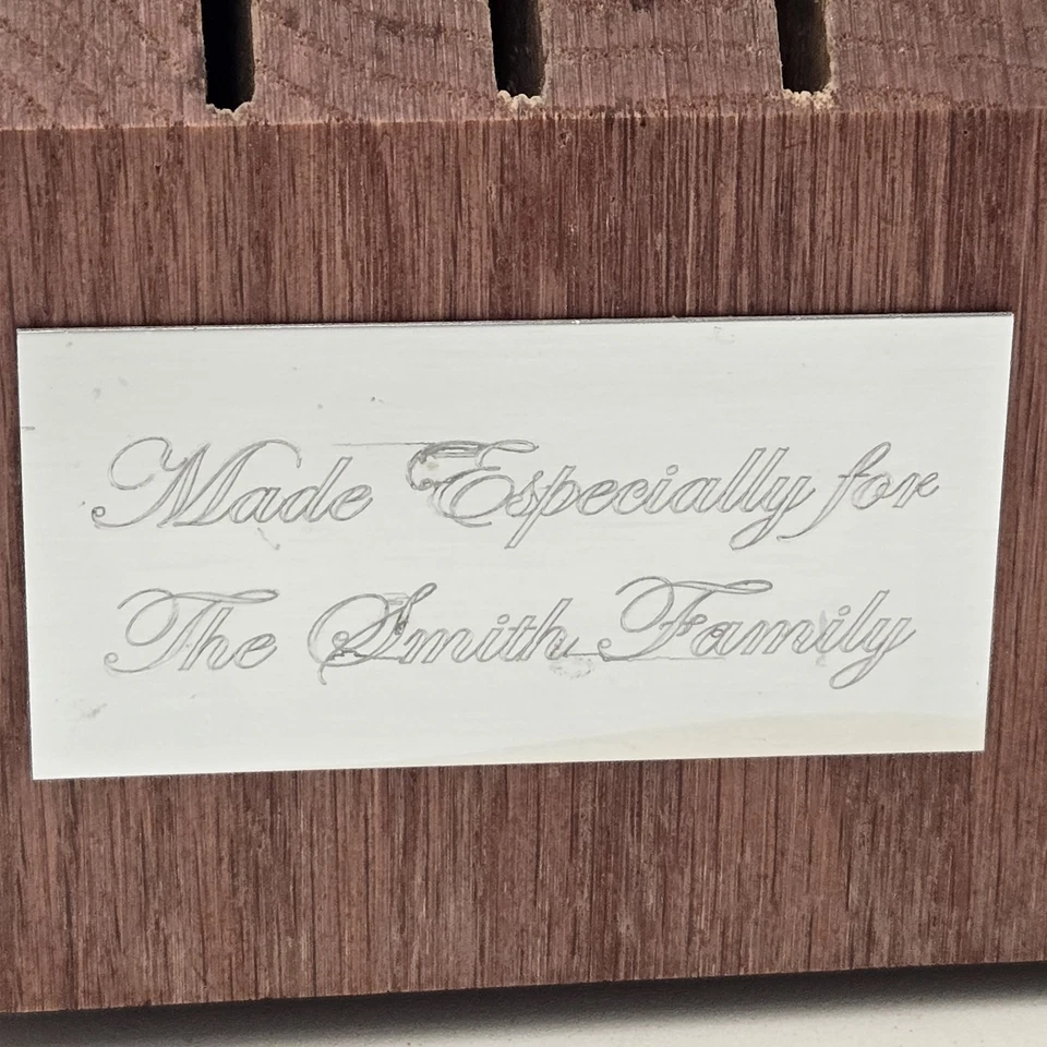 CUTCO Knife Block 24 Slot Natural Hardwood Cherry Finish - Image 2 of 4