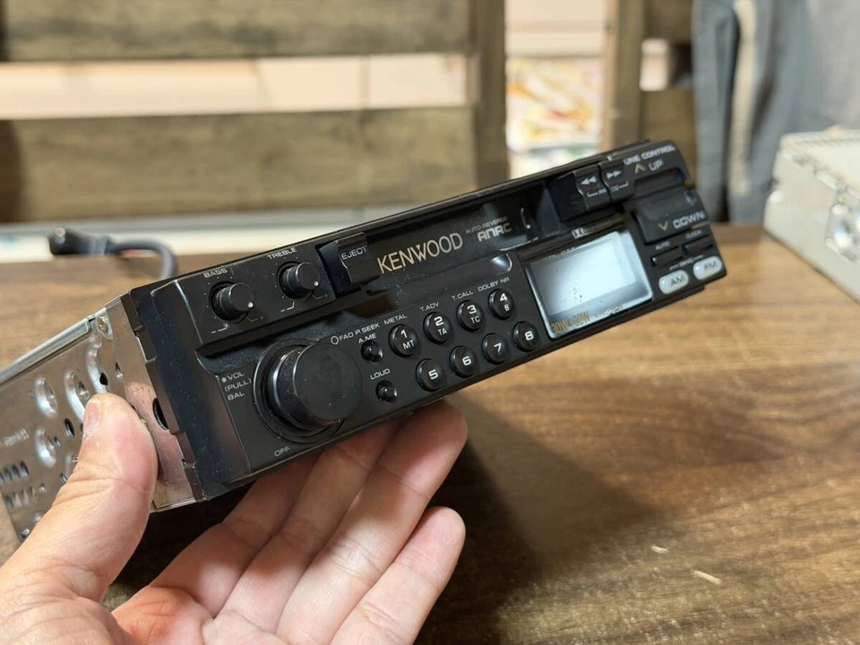 Reproductor de cubierta de casete Kenwood KRC-505 1 DIN como está Foto 4 de 4