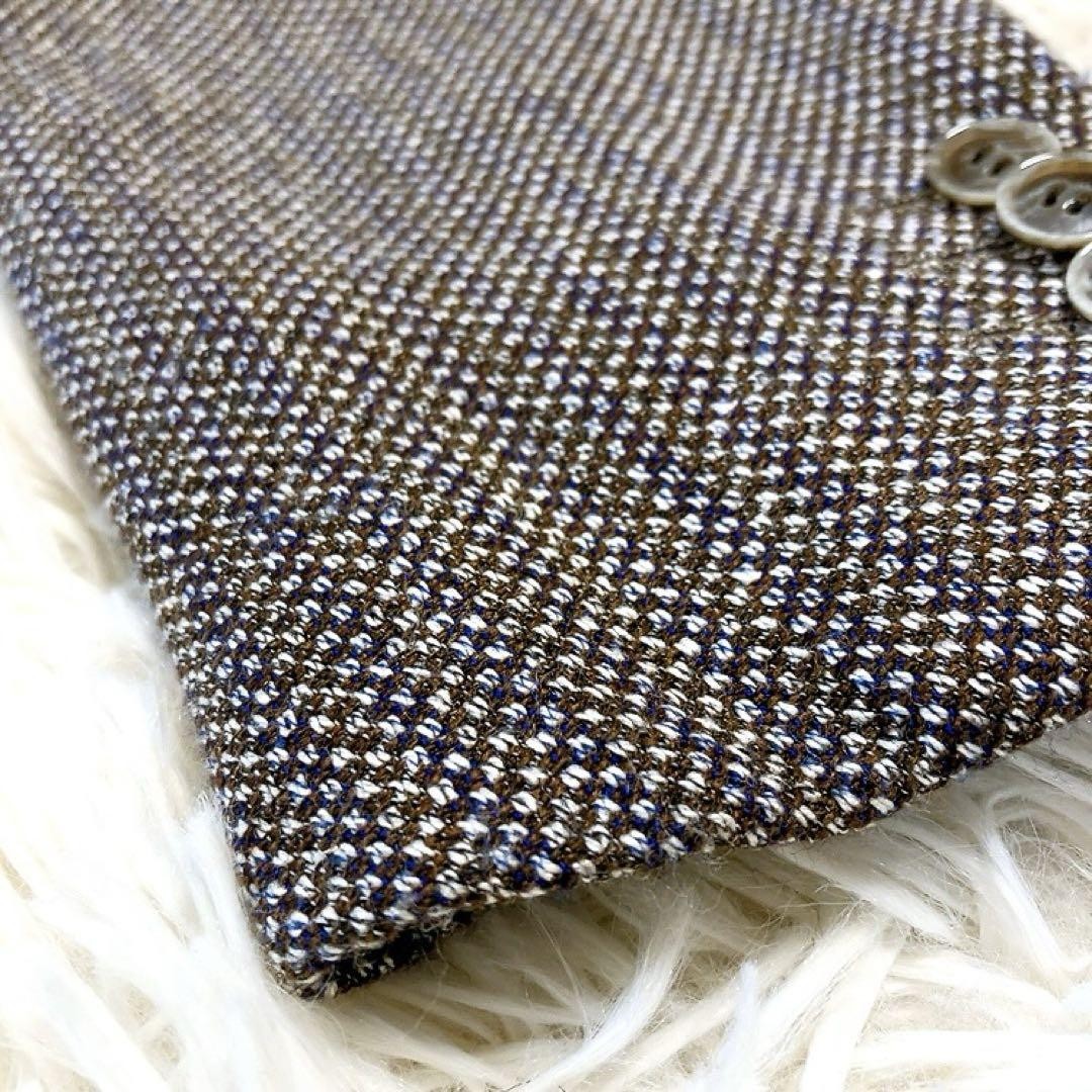 Ring Jacket Tailored Summer Jacket Wool Silk Line… - image 7