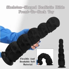 Anal Plug Big Dildo Butt Plug Anus G-spot Dilator Prostate Massager Male Sex Toy