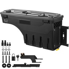 Truck Bed Storage Box Lockable Pivot For Ford F-150 Passenger