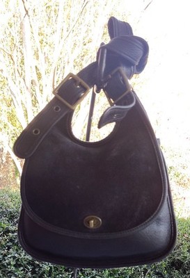 Coach 9014 RARE AUTHENTIC Berkeley MEDIUM Vintage 70's Black
