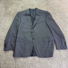 Canali Exclusive Blazer Men 54 R Grey Super 150s Wool Made in Italy Sport Coat