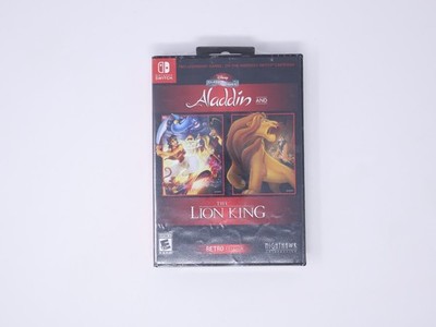 Disney Aladdin and The Lion King Retro Edition Nintendo Switch New Sealed
