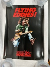 Vintage Ernie Ball Music Man Flying Eddie Van Halen EVH Poster 13x18 Rare 1992