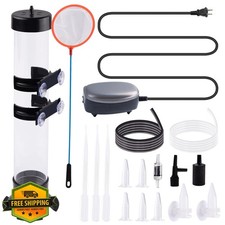 Brine Shrimp Hatchery Kit Artemia Incubator with Silver Air Pump