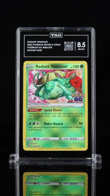 2022 Pokemon Radiant Venusaur #004/078 Pokémon Sword & Shield TAG 8.5 POP