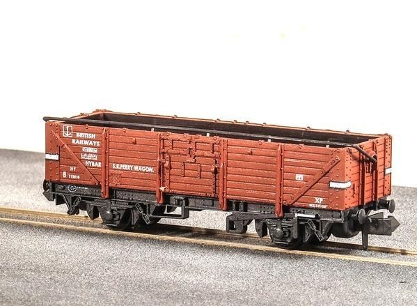 Open Wagon, 15ft, BR 'Hybar' Ferry High, Bauxite Peco NR-10B