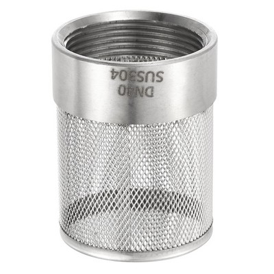 1.5'' DN40 Female Filter Cover, 46mm Hose Inlet Suction Strainer Filter, 70mm