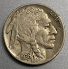 1936 S BUFFALO NICKEL  FULL DATE LOW MINTAGE !!!!!