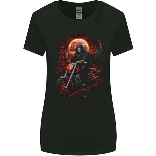 Volbeat The Grim Reaper Homme T-Shirt Manches Courtes Noir S 100% Coton