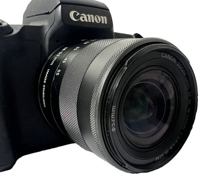 Canon EOS M50 Digitalkamera 24.1MP inkl. EFM 18-55mm F/3,5-5,6 IS STM Schwarz L3