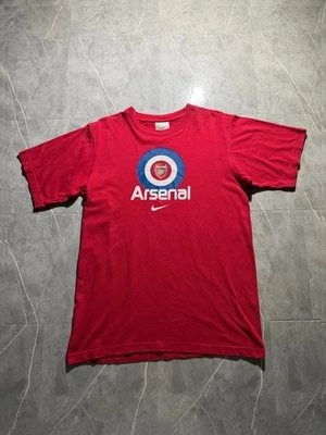 T-shirt Nike Arsenal FC Vintage 2000s, Rouge, Blason Graphique Cible #LMPVT2 - Photo 1/4
