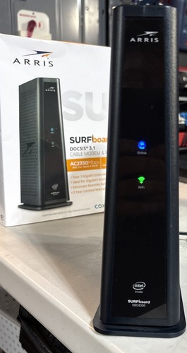 ARRIS SURFboard SBG8300 DOCSIS 3.1 Gigabit Cable Modem Wi-Fi Router