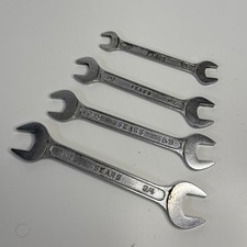 Sears Bf Dual Sizes Open End Wrench Set Of 4 - Japan Forged Vintage Excellent Sears Bf Dual Sizes Open End Wrench Set Of 4 - Japan Forged Vintage Excellent