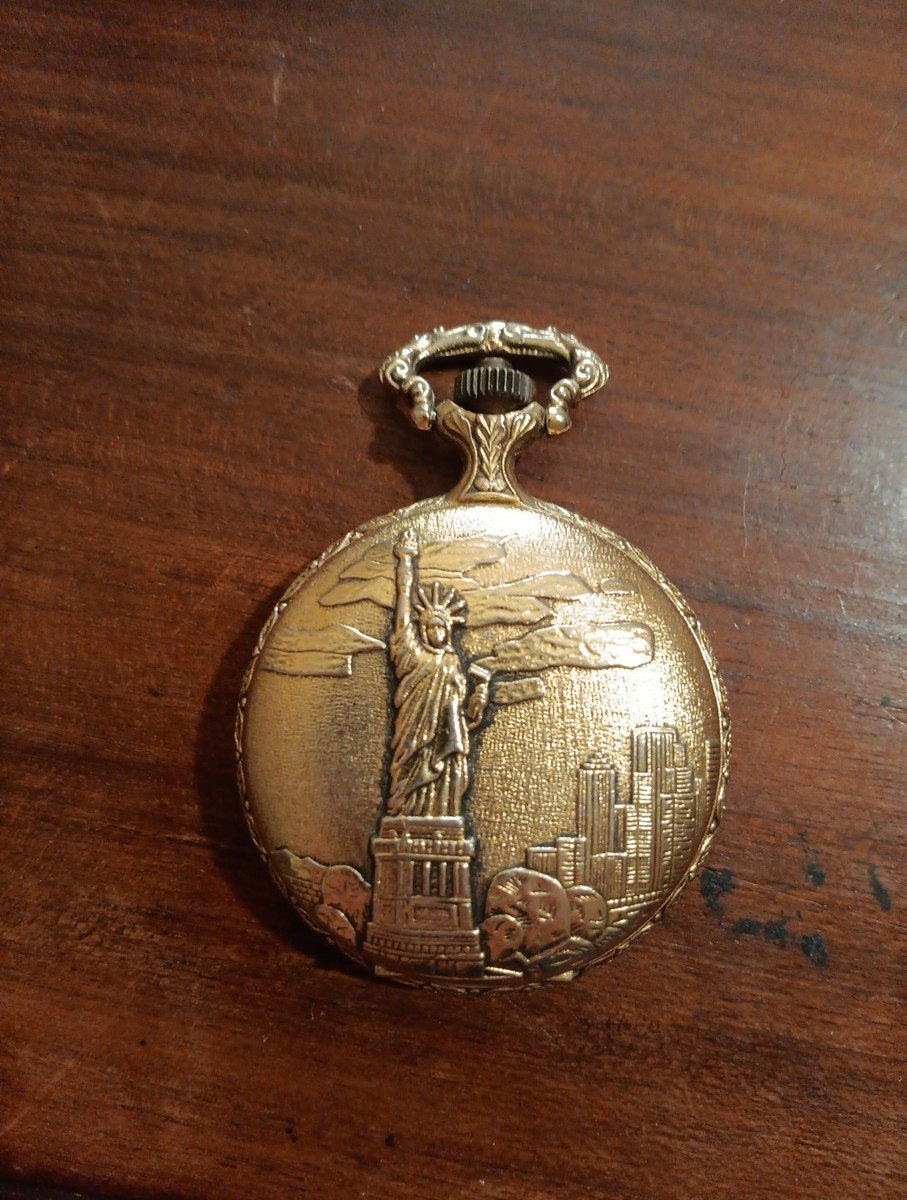 1886 - 1986 Statue of Liberty Pocket Watch Commemorative Limited