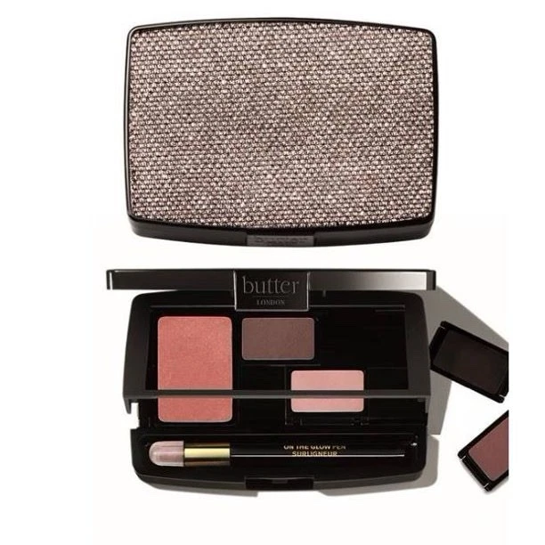 Butter London RARO Belleza Bolso sin asas Brillo y glamour Rubor y paleta de ojos ¡Nuevo en caja! Foto 2 de 4