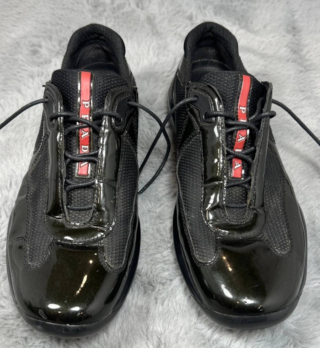 PRADA Patent Leather Black Athletic Shoes for Women for sale | eBay