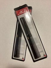 ACE 7β Tapered Barber Comb New 2002 (2 Combs) Made In USA B7