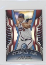 2014 Bowman Draft Red Refractor 3/5 Lucas Sims #LS 0s3