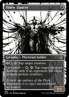 Sinew Dancer (Showcase) - Phyrexia: All Will Be One ONE - 286 - NM - MTG