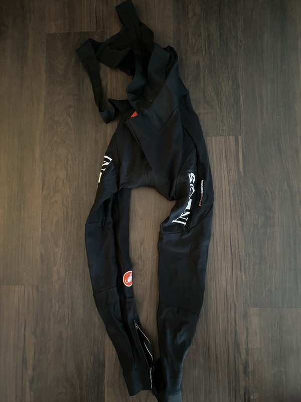 Castelli Sorpasso Bib Tights Small Thermal Team Ineos X2 Winter
