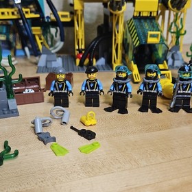 LEGO Aqua Raiders 7775, 7770, 7771 Complete Set w/ Minifigures, extra figures 