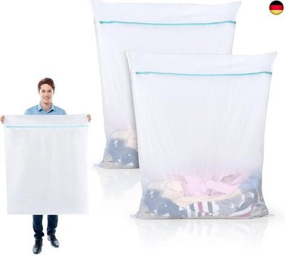 OTraki Laundry Net XXL, Laundry Bag Large 90 x 110 cm 2 Pieces Laundry Bag