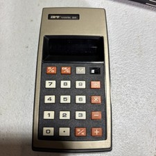 Vintage APF Mark 84 Calculator Blue LED w Box