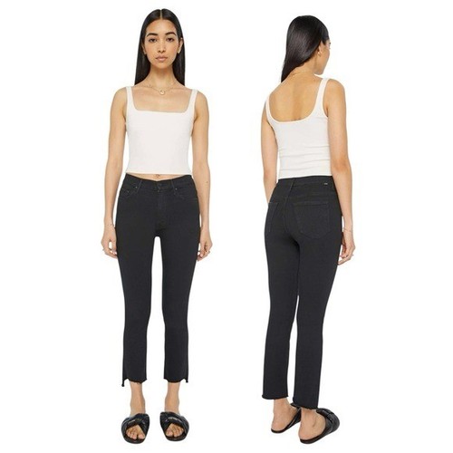 Mother Gr. 28 Insider Crop Step Fray Bootcut Ankle Step Hem Jeans Not Guilty - Bild 1 von 10