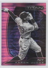 2022 Panini Chronicles Titan Pink Pulsar Prizm Aaron Judge #22 0e2x