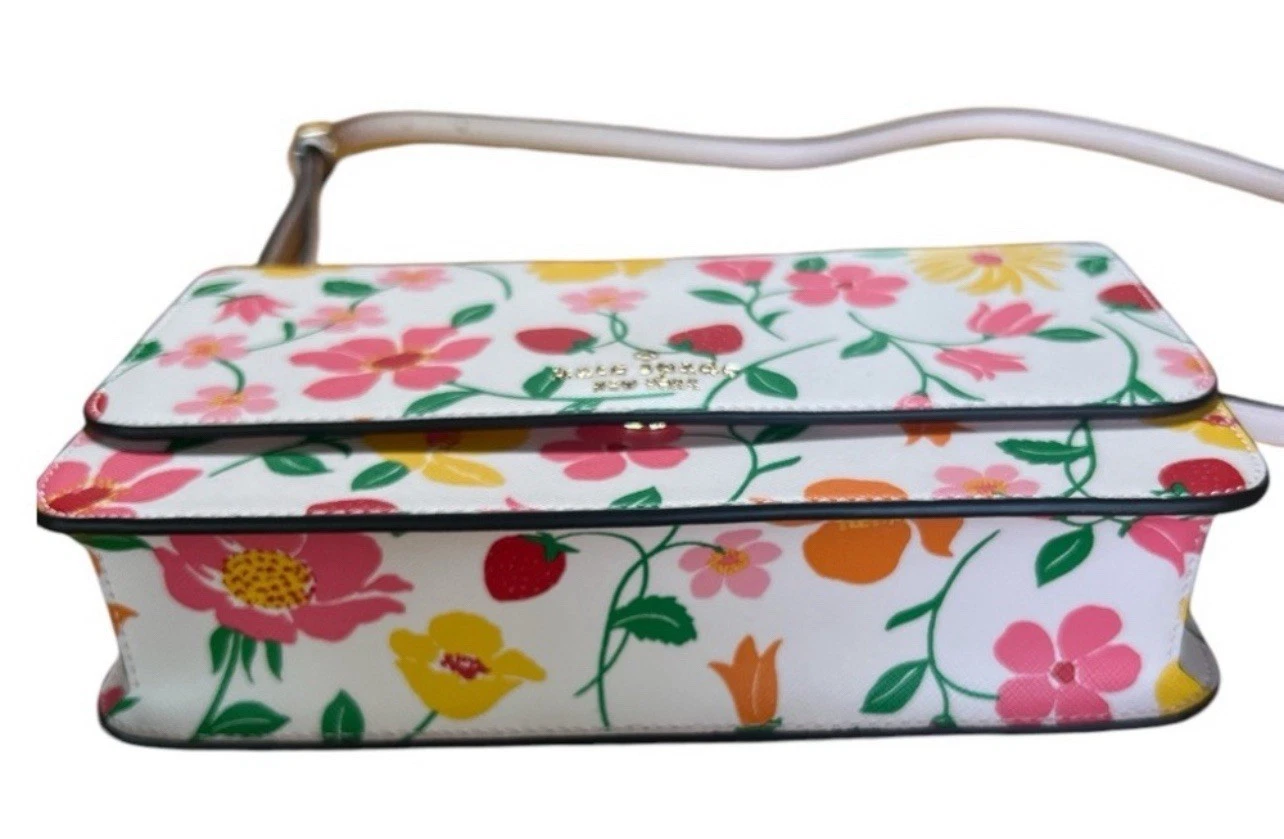 Tracolla convertibile Kate Spade Madison Flap in giardino di fragole prezzo al pubblico consigliato: $ 349