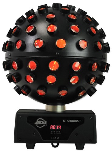 American DJ ADJ Starburst LED Sphere Shooting Beam Lighting Effect+Wash Light - Picture 6 of 11