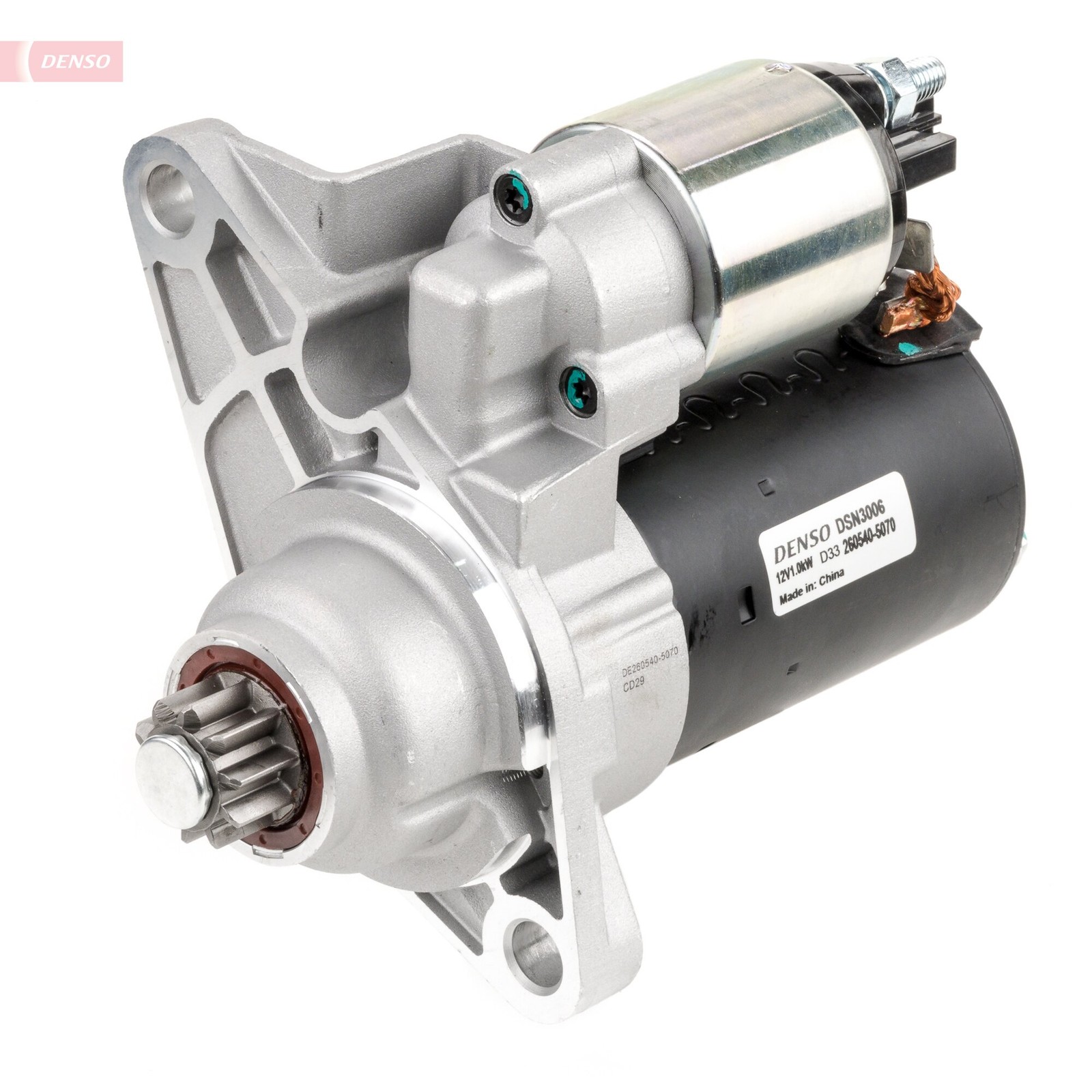Starter Motor fits SEAT CORDOBA 6L 1.6 03 to 09 Manual Transmission Denso New - Image 54
