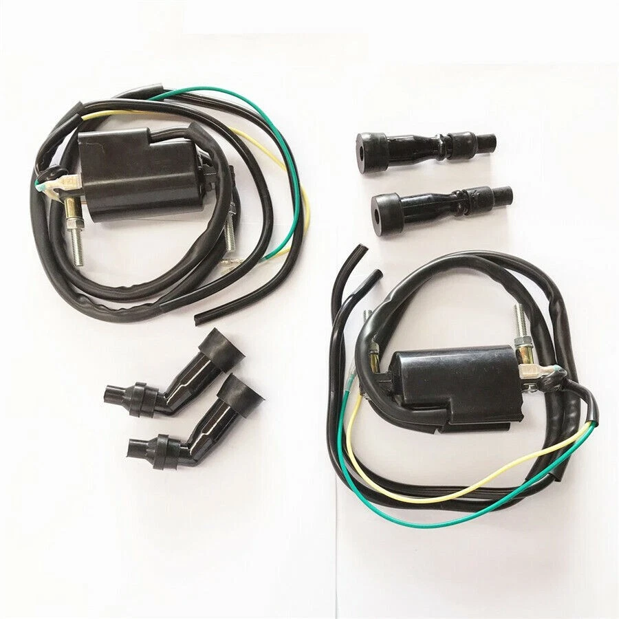 Juego de 2 bobinas de encendido duraderas 12 V para Kawasaki KZ Suzuki GS Honda CB 650 750 900 Foto 3 de 4