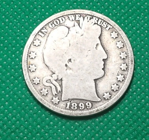 1899 (P) Barber Half Dollar Good/ About Good-See Picts # 1146