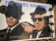 The Blues Brothers 1998  John Belushi UK Subway 55" X 40" Poster