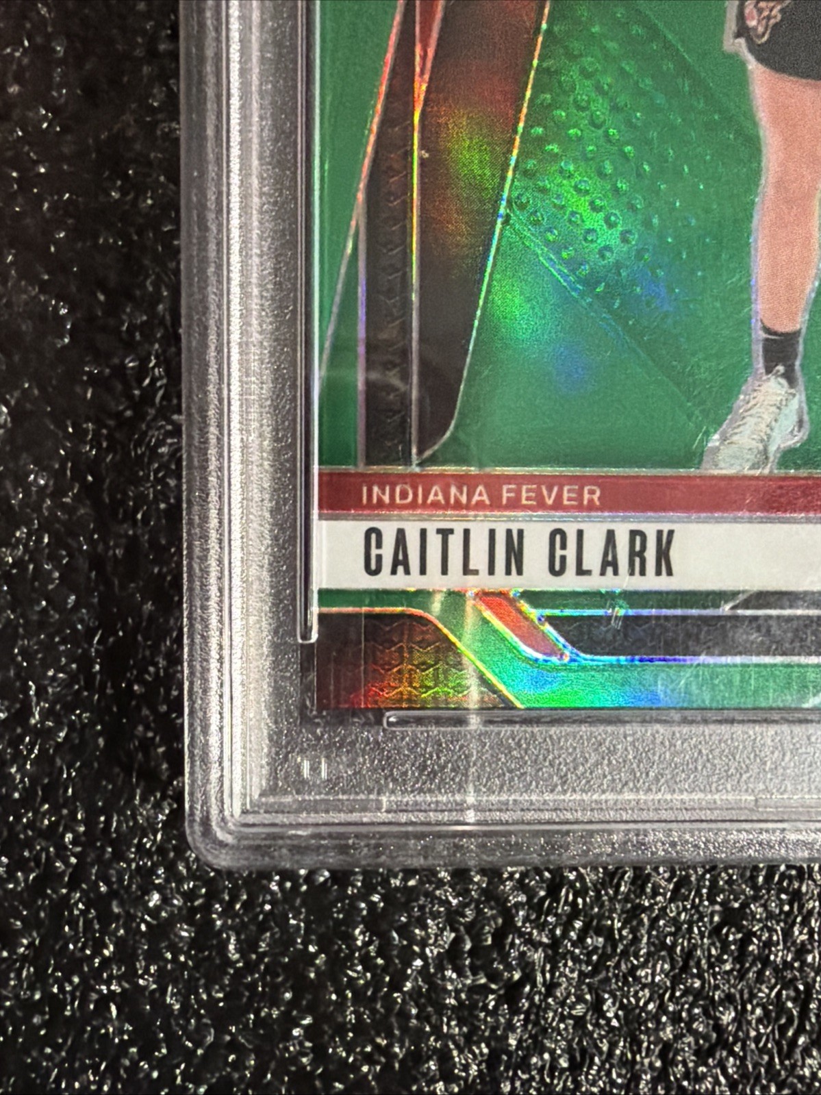 2024 Panini Prizm WNBA - Caitlin Clark #145 Green Prizm (RC) view 5