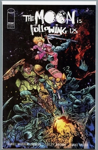 THE MOON IS FOLLOWING US #1 CVR B IMAGE 2024 DANIEL WARREN JOHNSON VARIANT NM