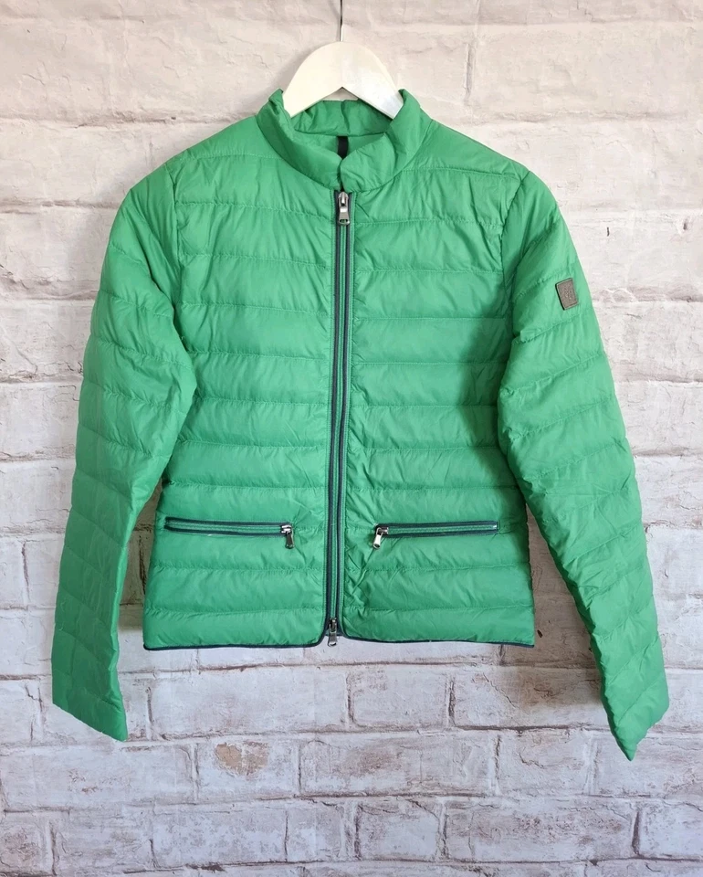 Marc O'Polo Damen Steppjacke Gr. S 36 Daunenjacke Übergang Grün - Bild 1 von 4