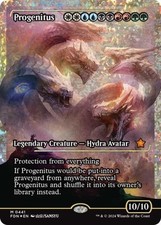 MTG English Progenitus (Showcase) (Fracture Foil) NM Foil Foundations